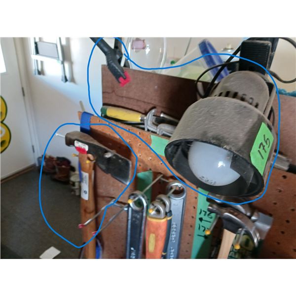 Hatchet, Clip On Lamp + Clamp