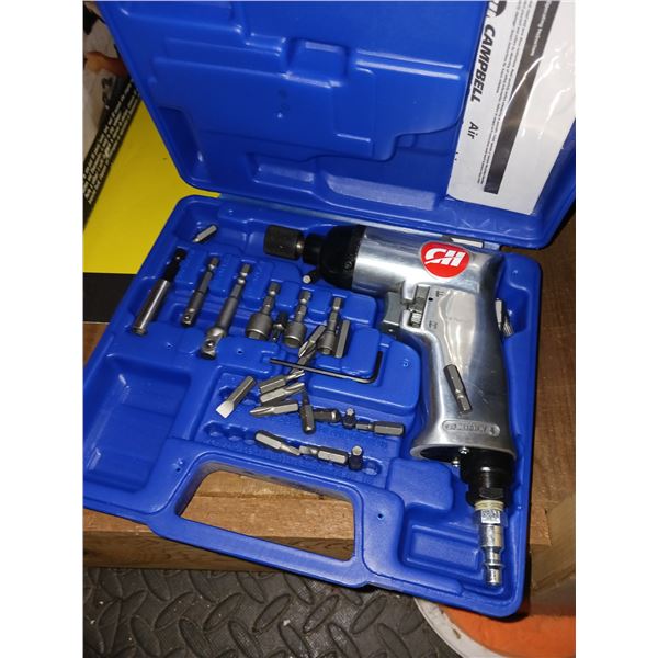 Campbell Hausfeld Air Scredriver in Case
