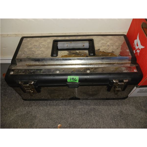 Plastic Tool Box with Contents