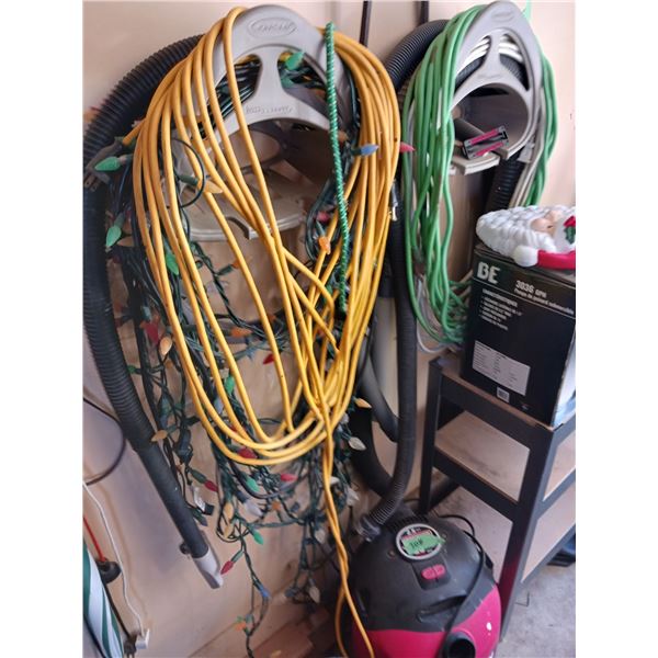 Christmas Lights, Extension Cord, Craftsman Shop Vacuum