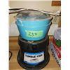 Image 1 : Tumble Vibe Rock Tumbler by Ray Tech - Working - Comes with Petrified Wood