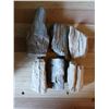 Image 2 : 6 Pieces of Petried Wood - Before fully tumbled and polished