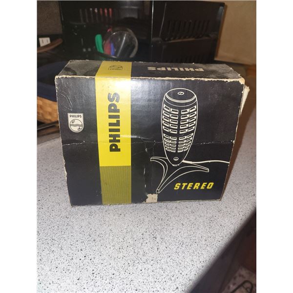 Vintage Phillips Microphone in Org Box