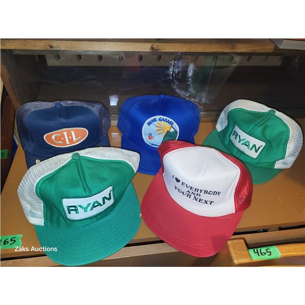 Lot of Collector Trucker Hats