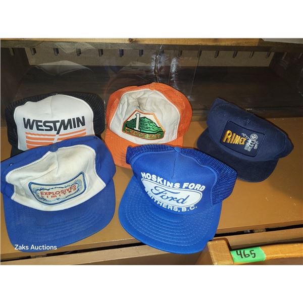 Lot of Collector Trucker Hats