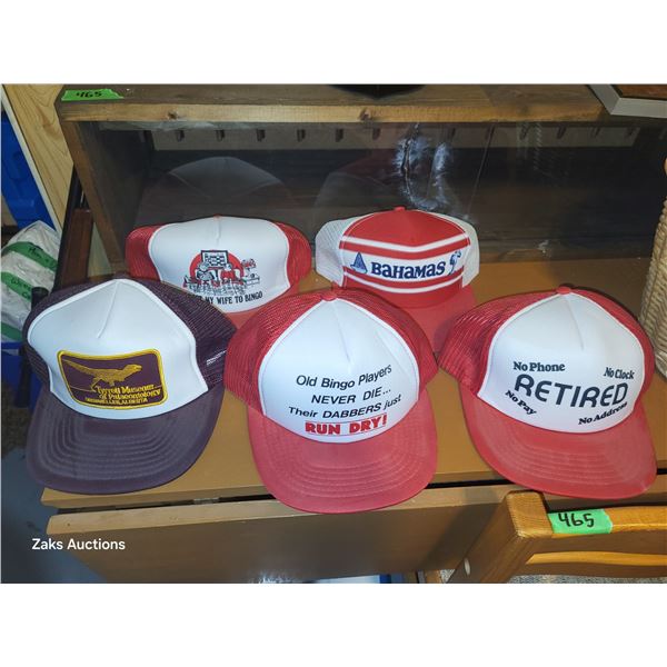 Lot of Collector Trucker Hats