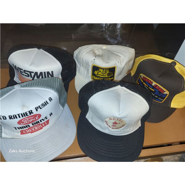 Lot of Collector Trucker Hats