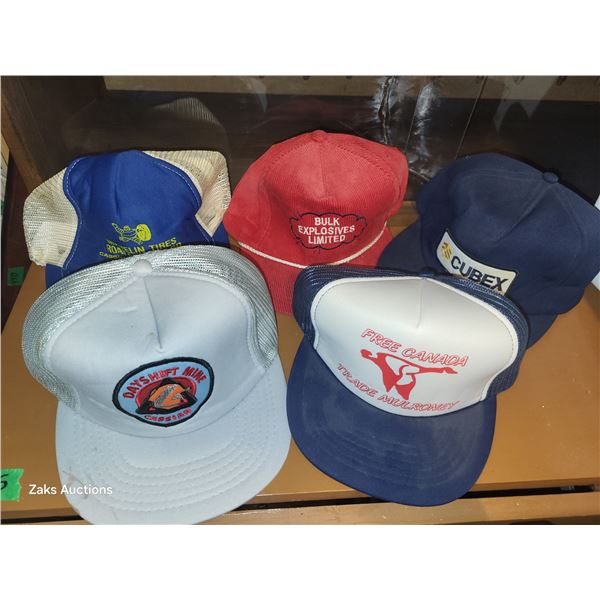 Lot of Collector Trucker Hats