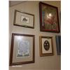 Image 1 : Lot of 3 Vintage Embroidered Needlepoint Framed Pictures