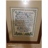 Image 2 : Lot of 3 Vintage Embroidered Needlepoint Framed Pictures