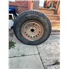 Image 1 : Spare Tire On Rim - Goodyear Wrangler - Size 265/70R17