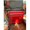 Image 1 : Red Tool Box on Wheels with Contents
