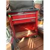 Image 4 : Red Tool Box on Wheels with Contents