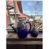 Image 1 : Lot of 2 Pretty Blue Colbalt Decor