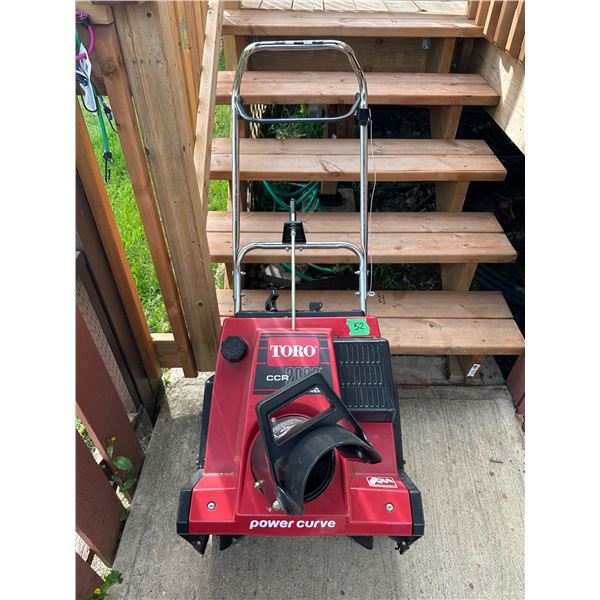 Toro, CCR 2000, Snowblower, 4.5 Horse Power