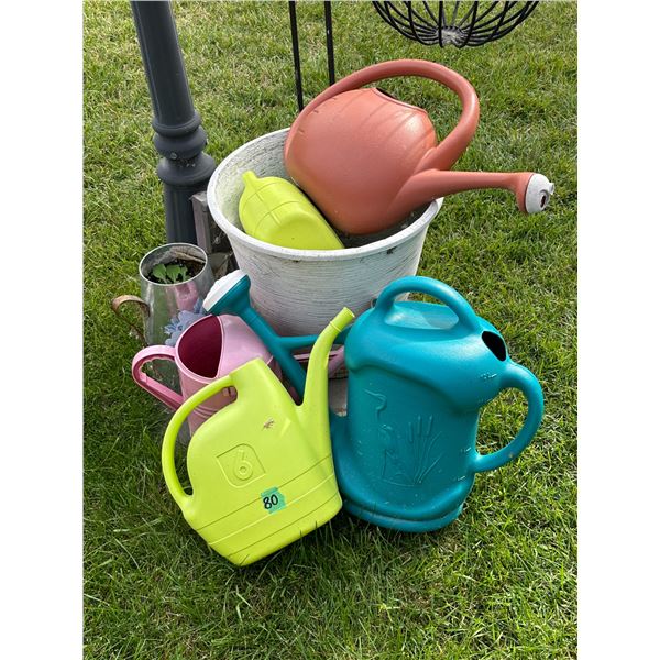 Lot of Watering Cans