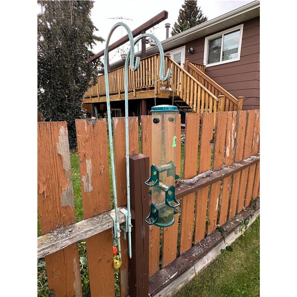 Cast Metal Garden Hangers - Attached to your fence + Bird Feeder