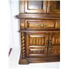 Image 2 : Oak finish barley twist hutch (227)