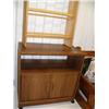 Image 6 : Lot of 6 end tables, lamp, TV stand, shoe rack and rocking chair (227)