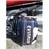 Image 16 : Inflatable Achilles skiff with trailer, 25hp Evinrude, anchor, oars, 2 gas jugs, fishing pole holder