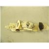 Image 1 : Lot of 2 scrimshawed ivory and seal skin thimble (2)