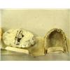 Image 2 : Lot of 2 scrimshawed ivory and seal skin thimble (2)