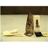 Image 1 : Ivory fish and scrimshawed ivory (2)