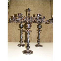 Lot of 3 candelabras (8888)
