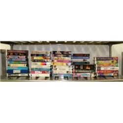 Lot of VHS movies: Disney, Ed TV, The Ride, The Green Mile, Fern Gully, etc. (227)