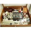 Image 1 : Large lot of jewelry, watches, bead necklaces, jewelry boxes, hematite necklace, earrings, lighters,