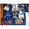 Image 2 : Over 100 pairs of earrings, costume jewelry and hair accessories - brand new (700)