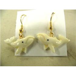 CHOICE on 4 ivory earrings: Whale (2)