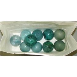 CHOICE on 3 bags of 10 glass floats (2)