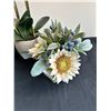 Image 2 : Assortment of Faux Flowers in Pots