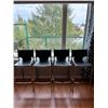 Image 1 : 4  Jysk Grey & Chrome Coloured Bar Stools