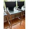 Image 2 : 4  Jysk Grey & Chrome Coloured Bar Stools
