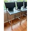 Image 3 : 4  Jysk Grey & Chrome Coloured Bar Stools