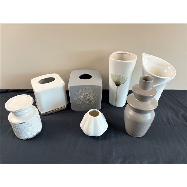 Assorted Ceramic & Metal Home Decor
