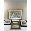Image 1 : 4 Pieces Framed Artwork