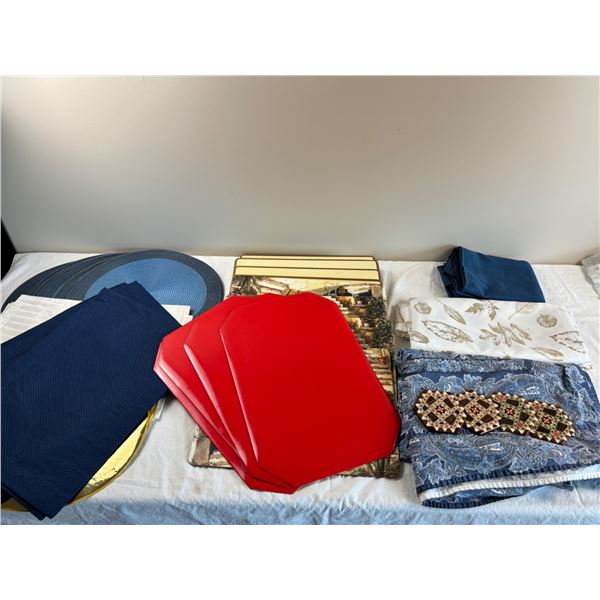 Assorted Placemats & Table Linens