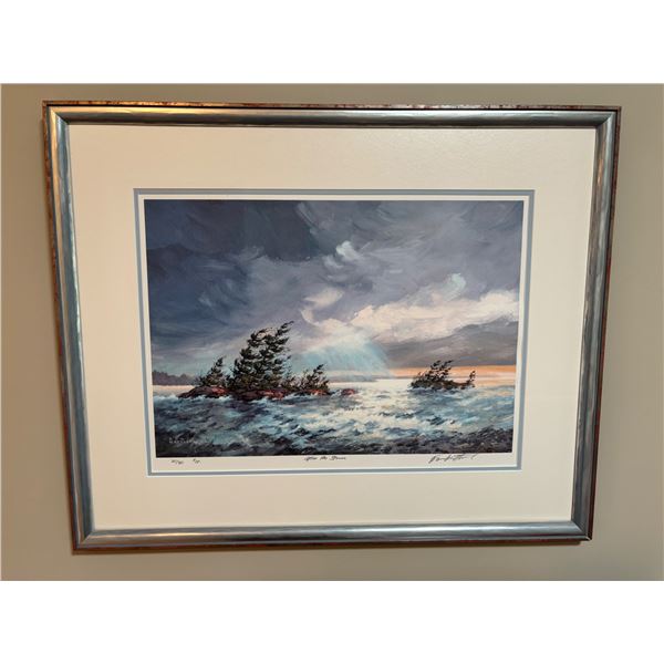 Framed Artwork "After The Storm". Artist Edwin Matthews