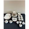 Image 1 : Spode Bone China Set.  Pattern "Golden Bracelet"