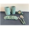 Image 1 : Green Stone Decor & Kitchen Lot