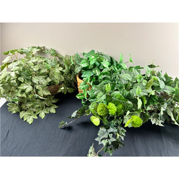 3 Faux Potted Vines