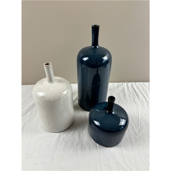 "Urban Barn" Vase Trio