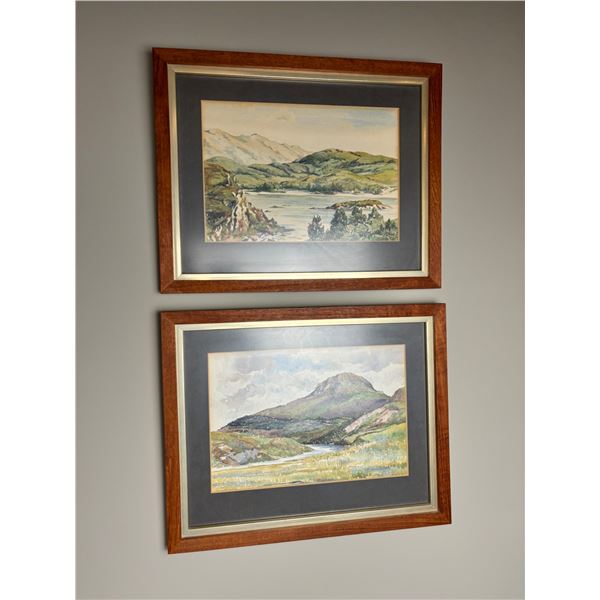 2 Framed Mountain Prints