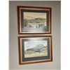 Image 1 : 2 Framed Mountain Prints
