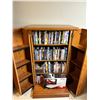 Image 1 : DVD Cabinet with Movies and Toshiba Player