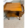 Image 2 : Wooden Table with Magazine Rack