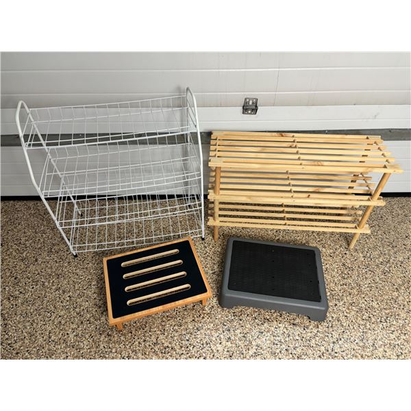 Shoeracks and Stepstools